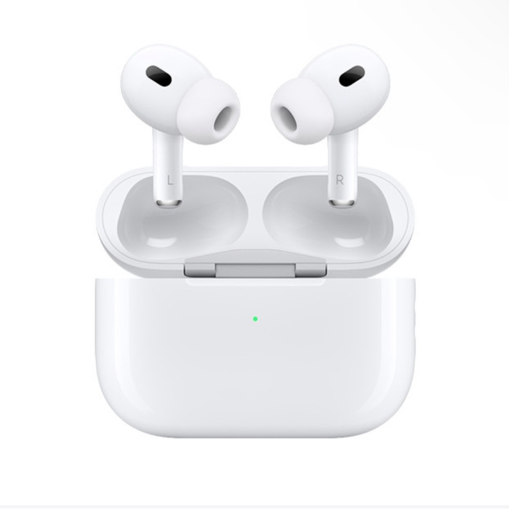 Wireless White Earbuds with Charging Case